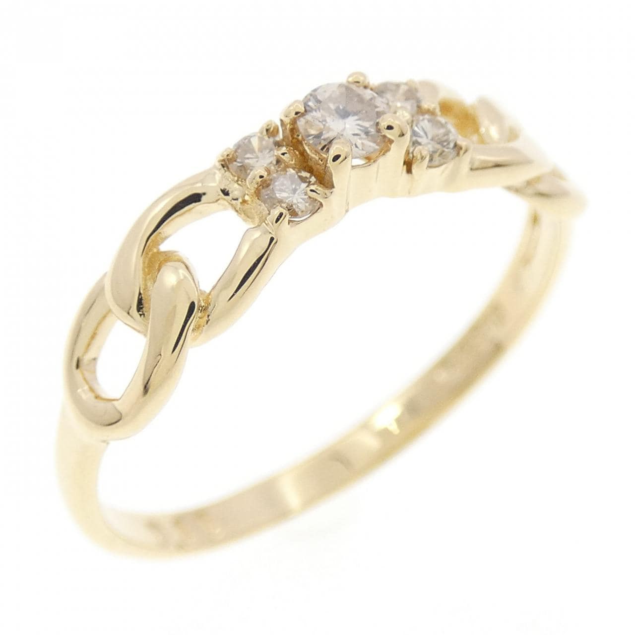 K18YG ダイヤモンド リング 0.11CT