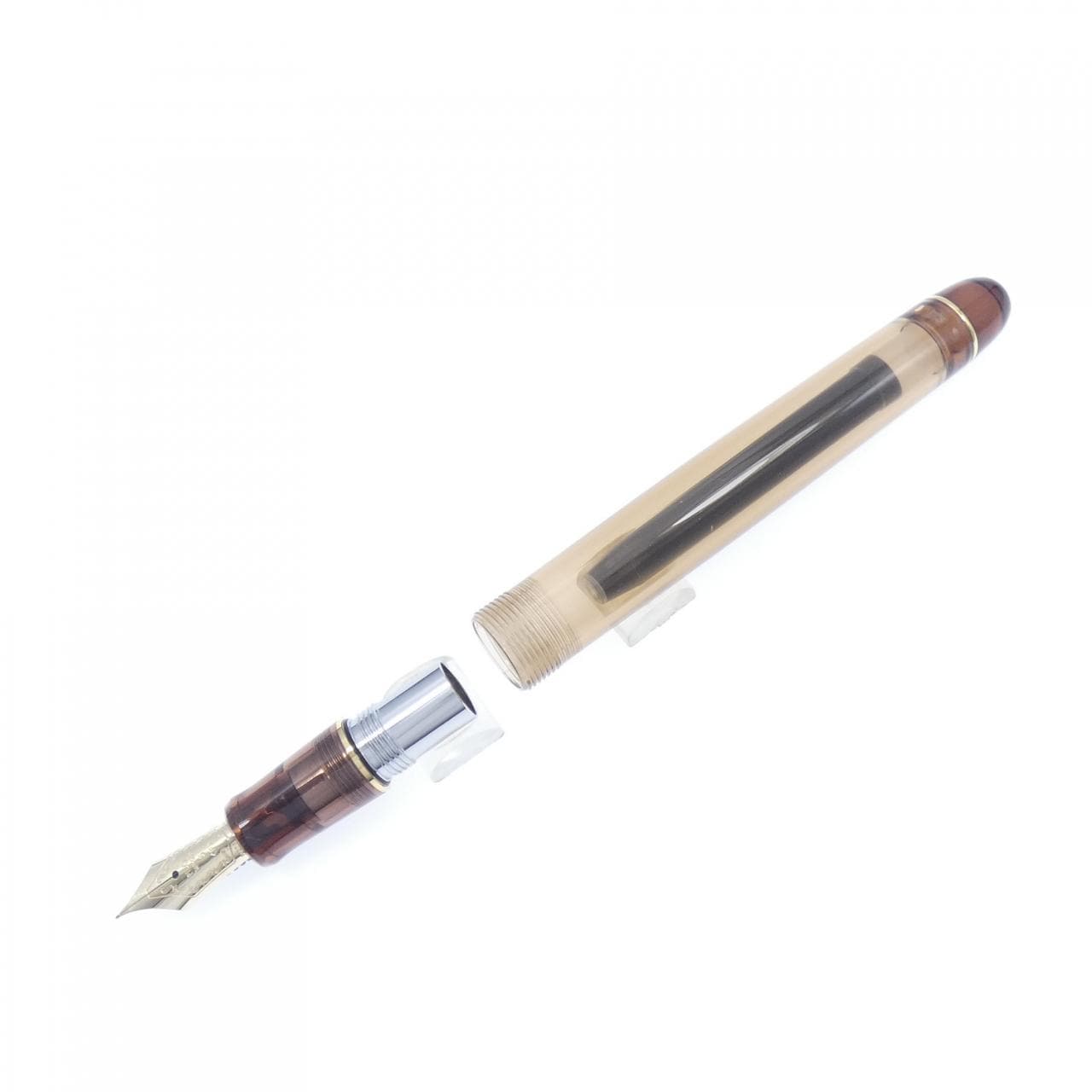 パイロット カスタム74クリアブラウン 万年筆