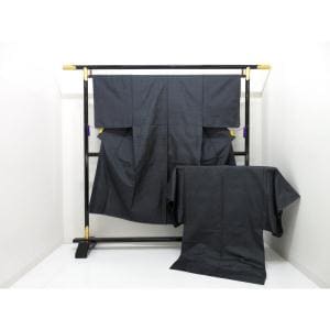 【未使用品】男物　【大島紬】１００山　きもの・羽織　２点セット