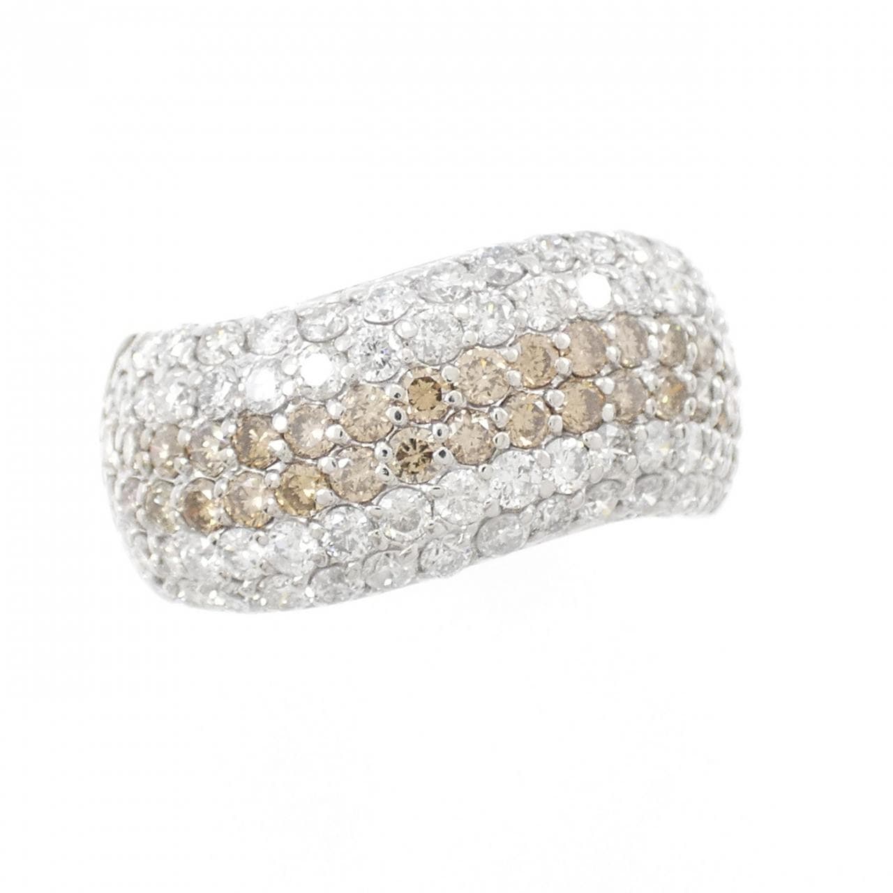 K18WG ダイヤモンド リング 1.29CT