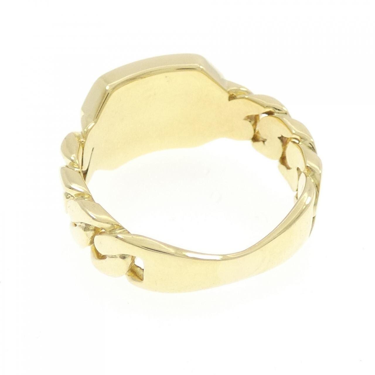 K18YG オニキス リング