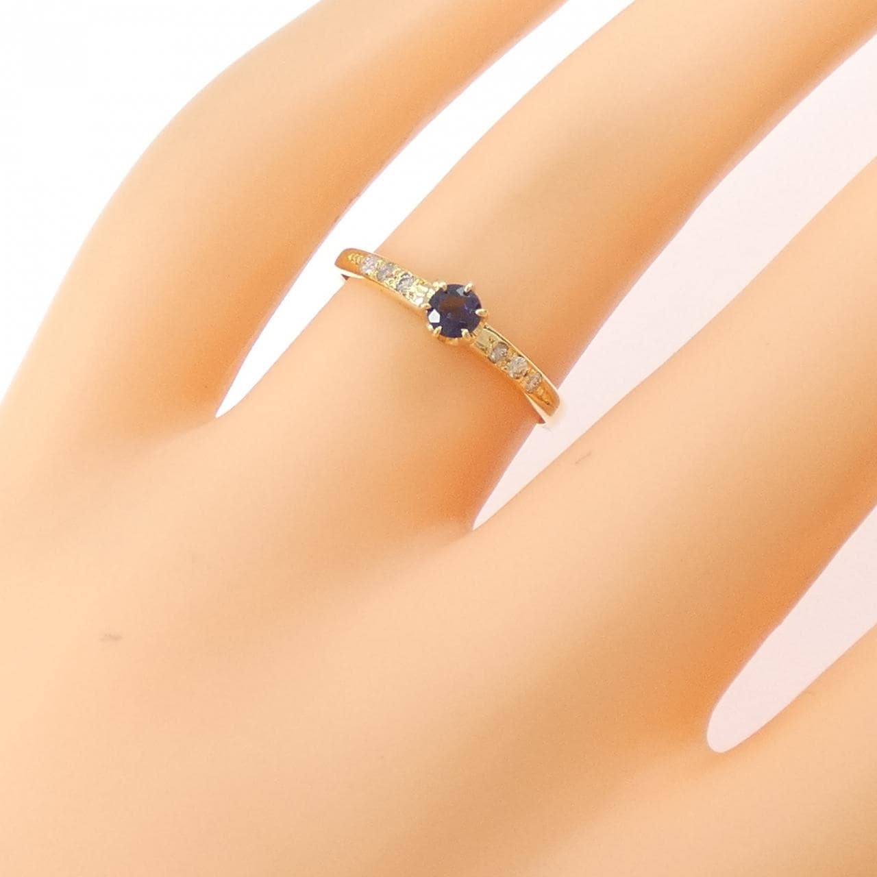 K18YG サファイヤ リング