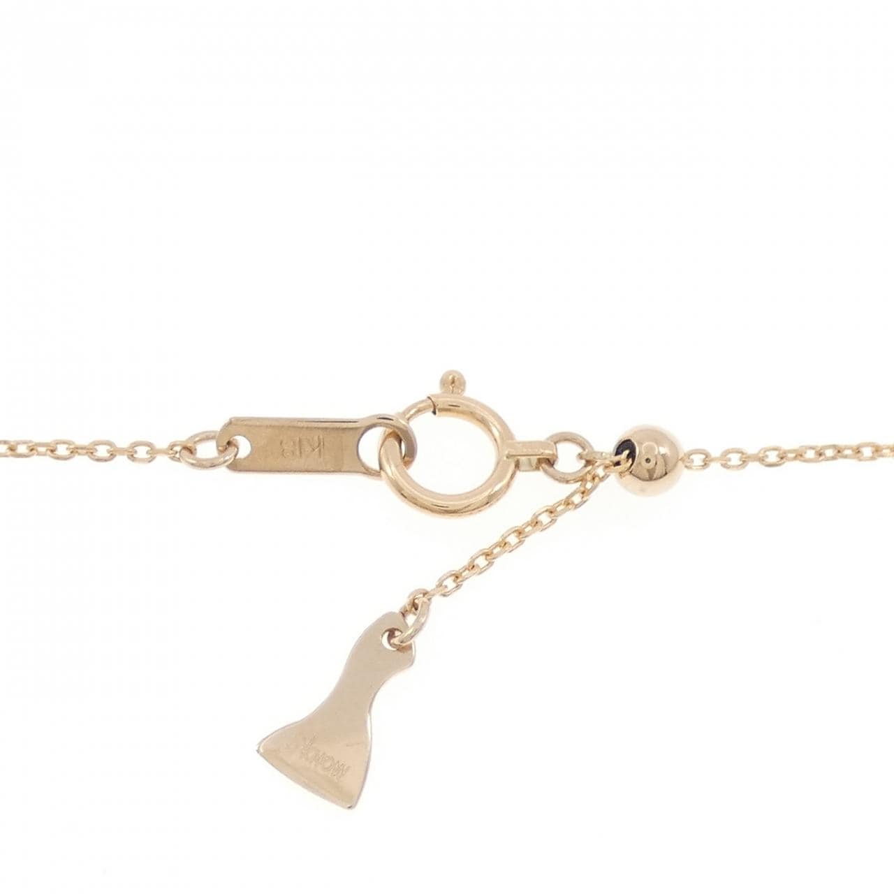 K18PG ダイヤモンド ネックレス 0.205CT