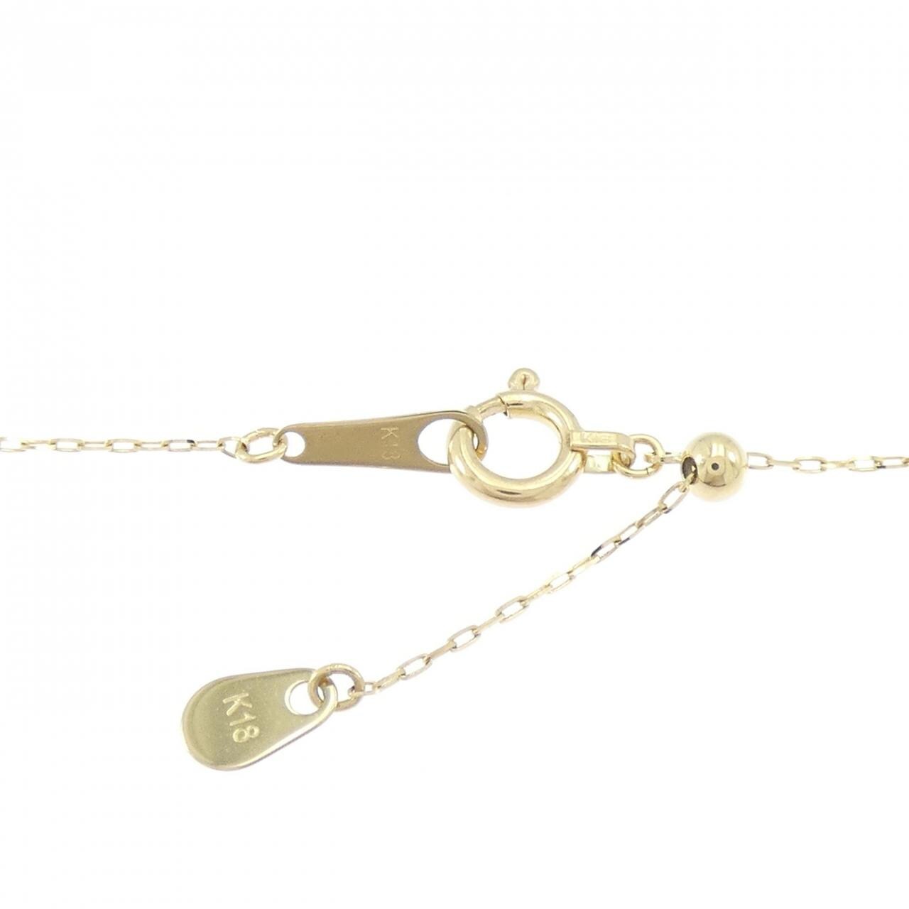 【新品】K18YG クロス ダイヤモンド ネックレス 0.20CT