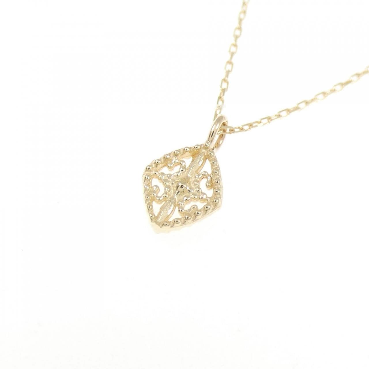 K10YG ダイヤモンド ネックレス 0.01CT