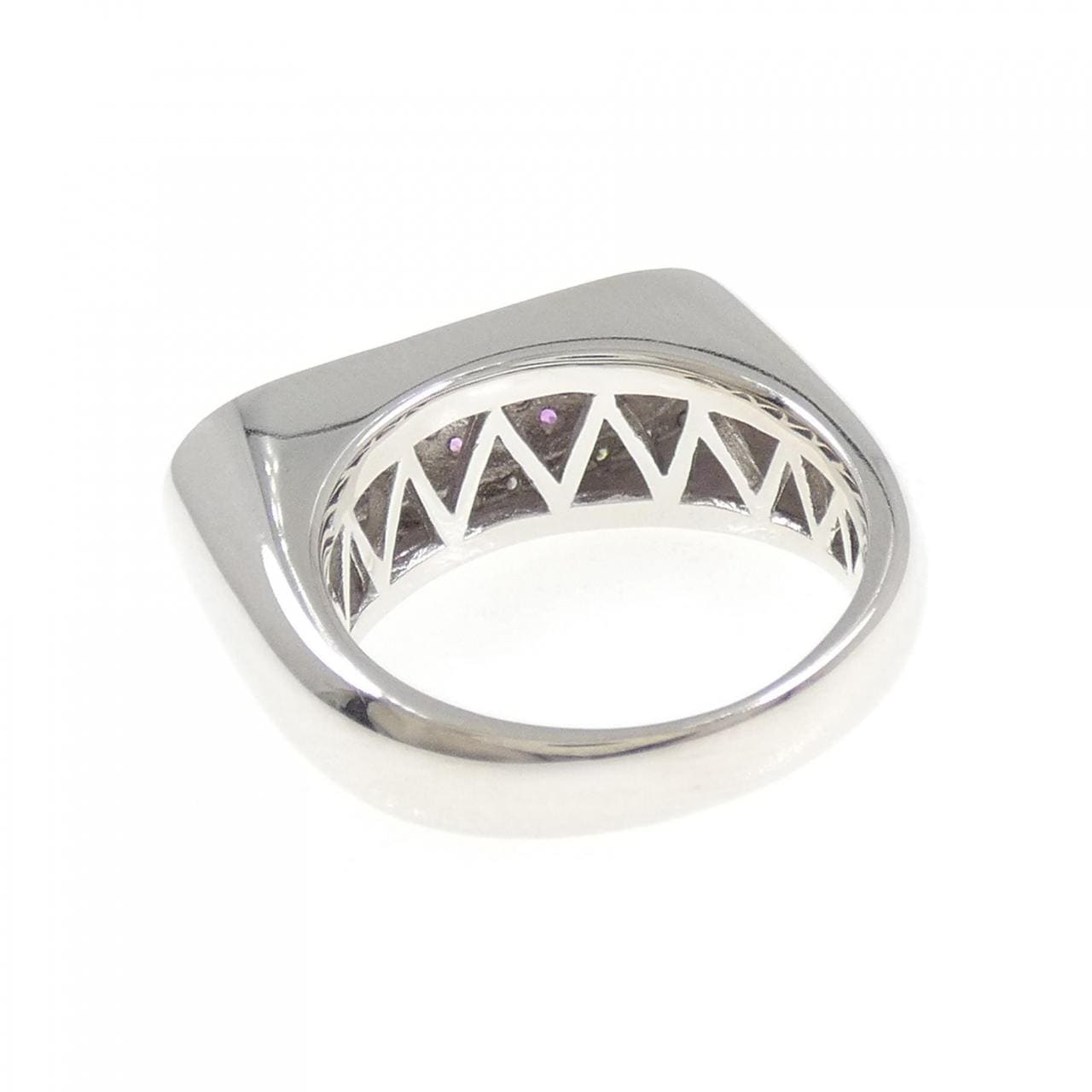 K18WG/K18BG藍寶石戒指0.70CT