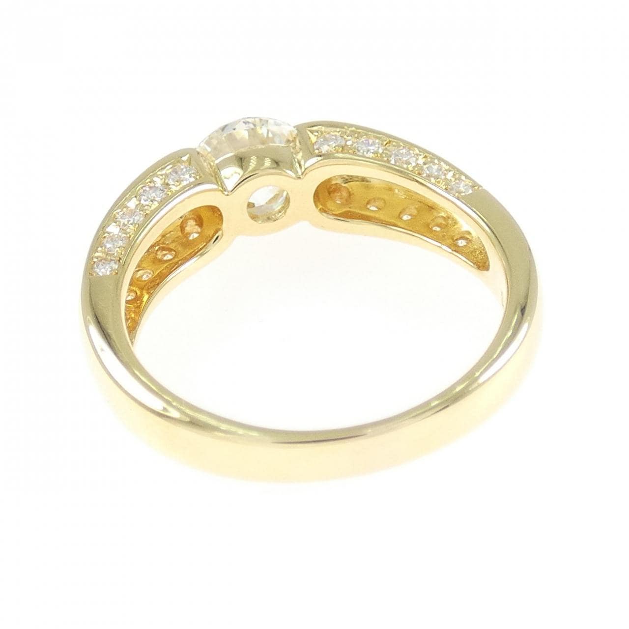 K18YG ダイヤモンド リング 1.06CT