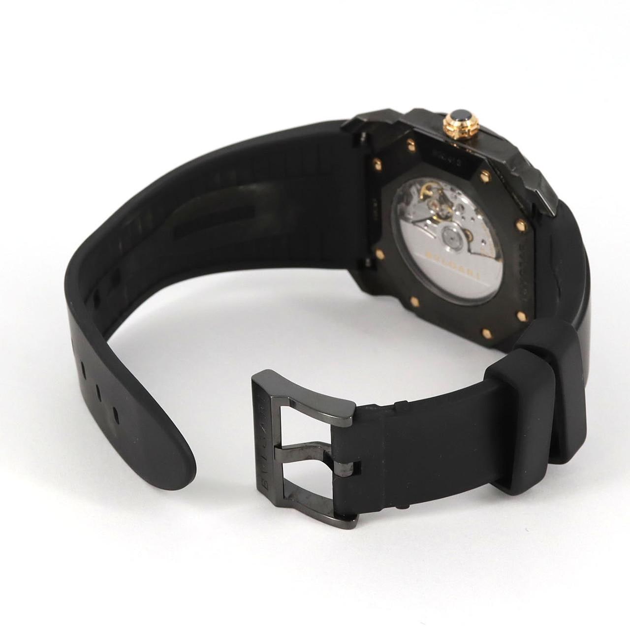 【ノーメンテナンス還元価格】ブルガリ オクトウルトラネロ DLC BGO41S/BGO41BBSVD SS 自動巻