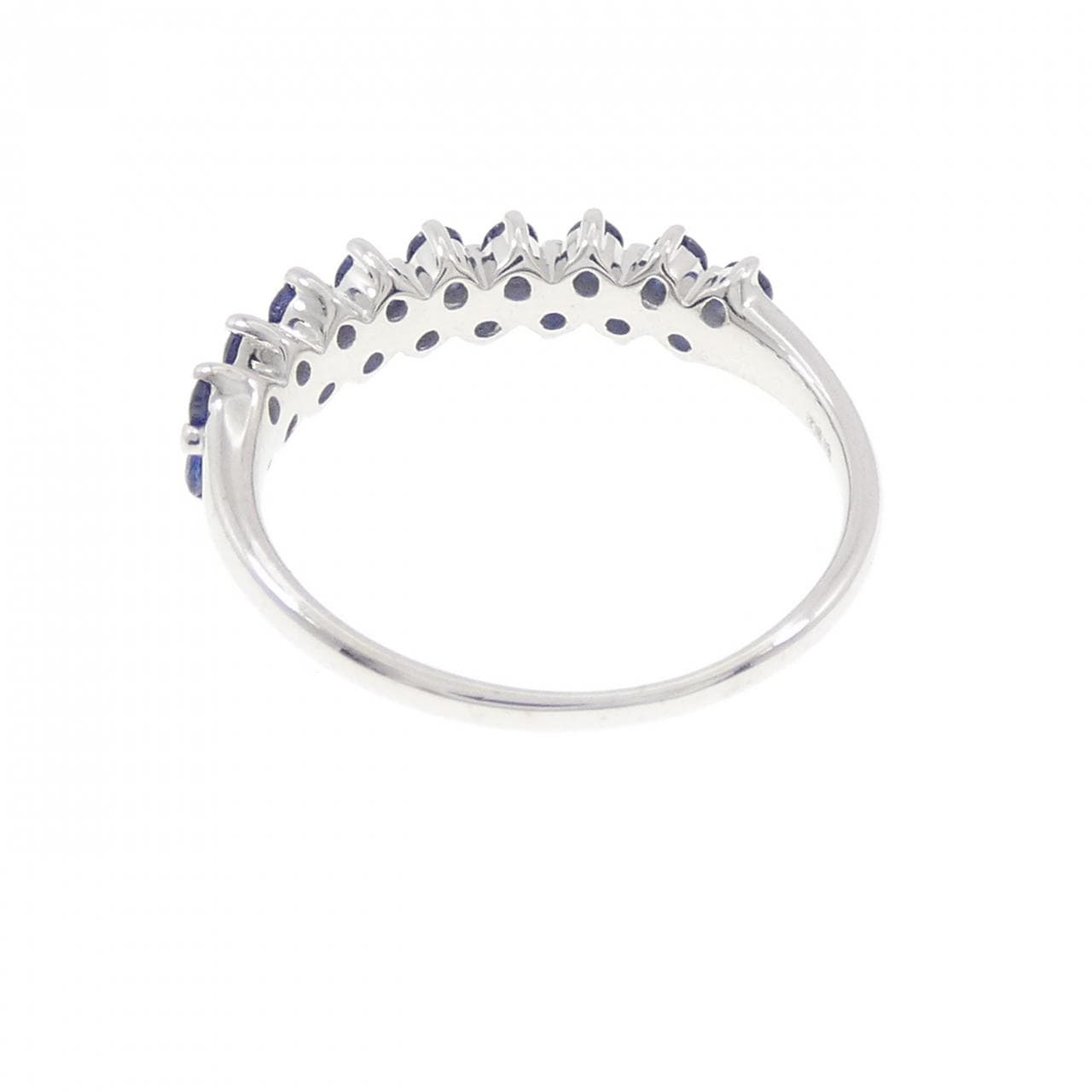 K18WG サファイヤ リング 0.50CT