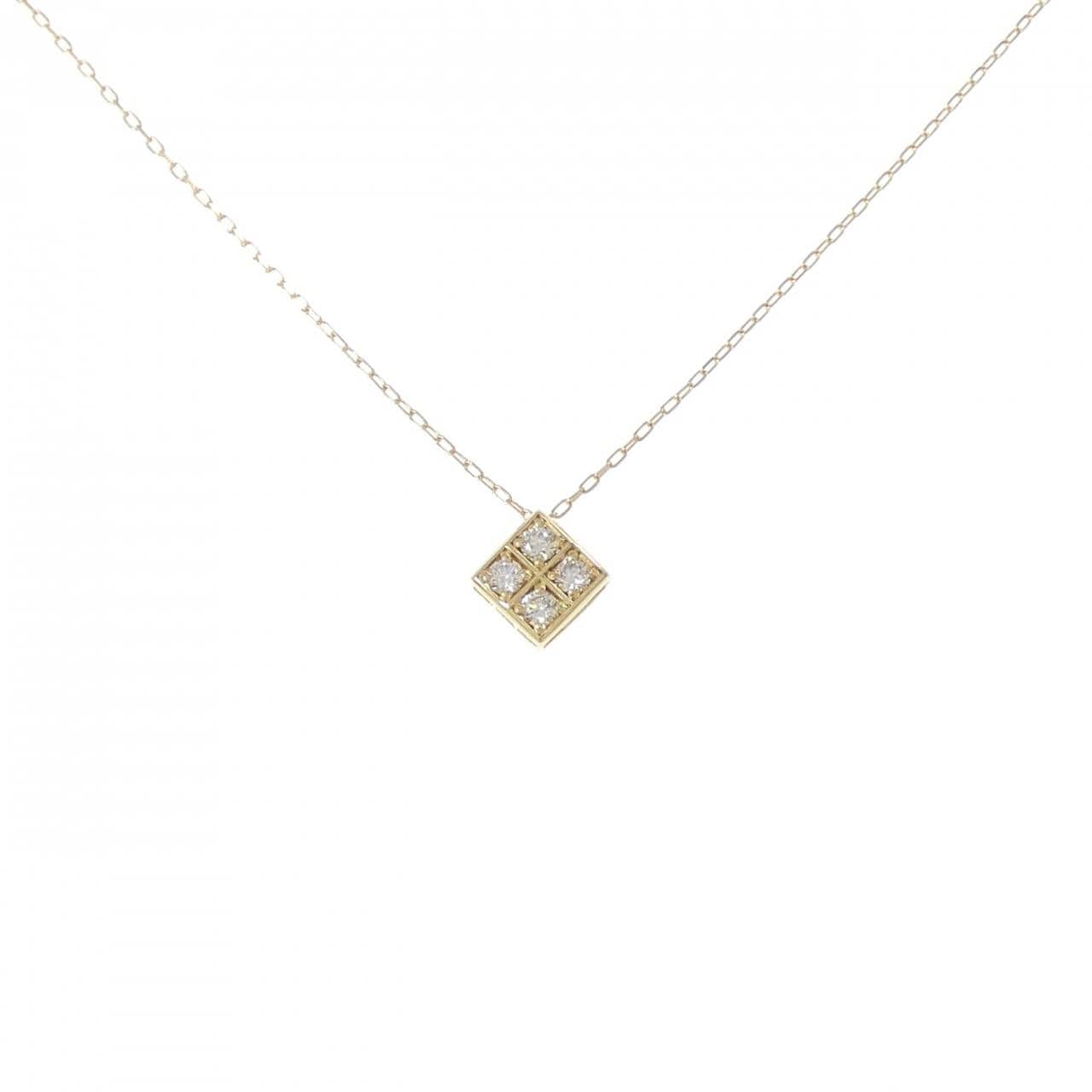 K18YG ダイヤモンド ネックレス 0.10CT
