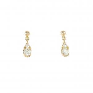 K18PG ダイヤモンド ピアス 0.20CT