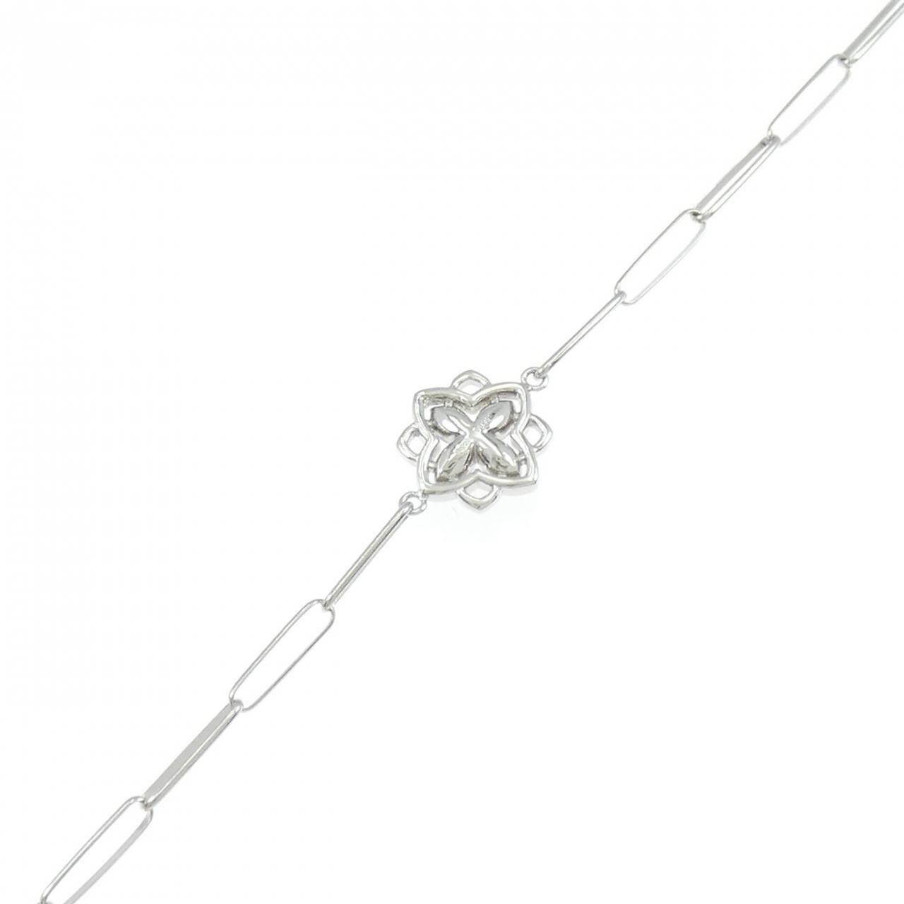 [新品] PT900 花形钻石手链 0.22CT