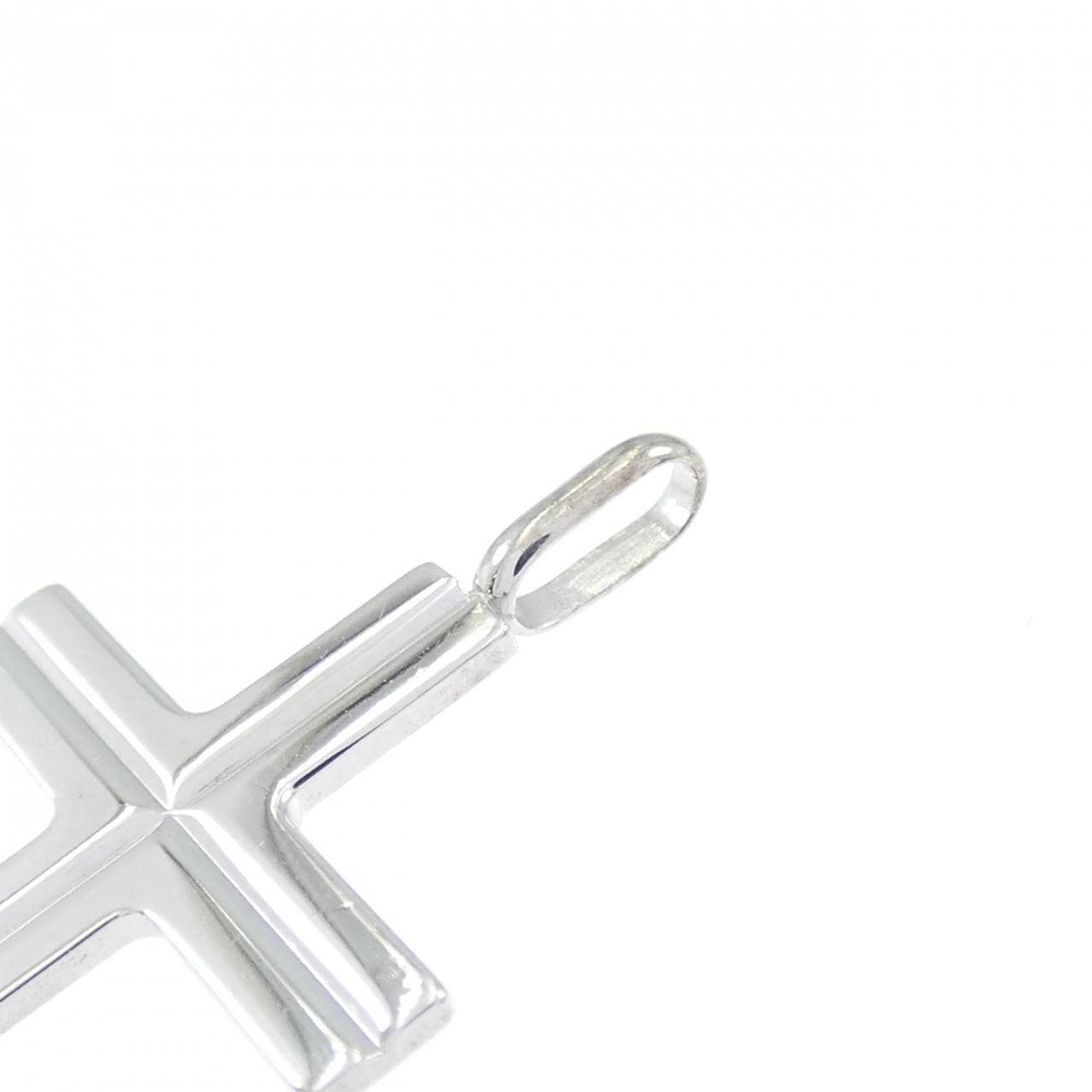 K18WG クロス ペンダント