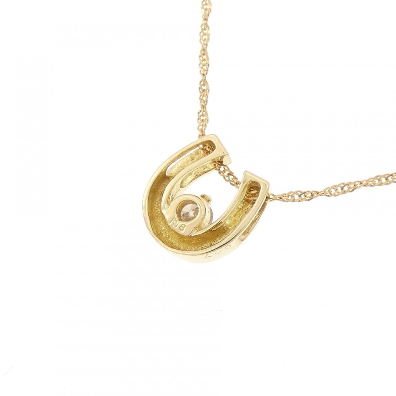 K18YG ダイヤモンド ネックレス 0.07CT