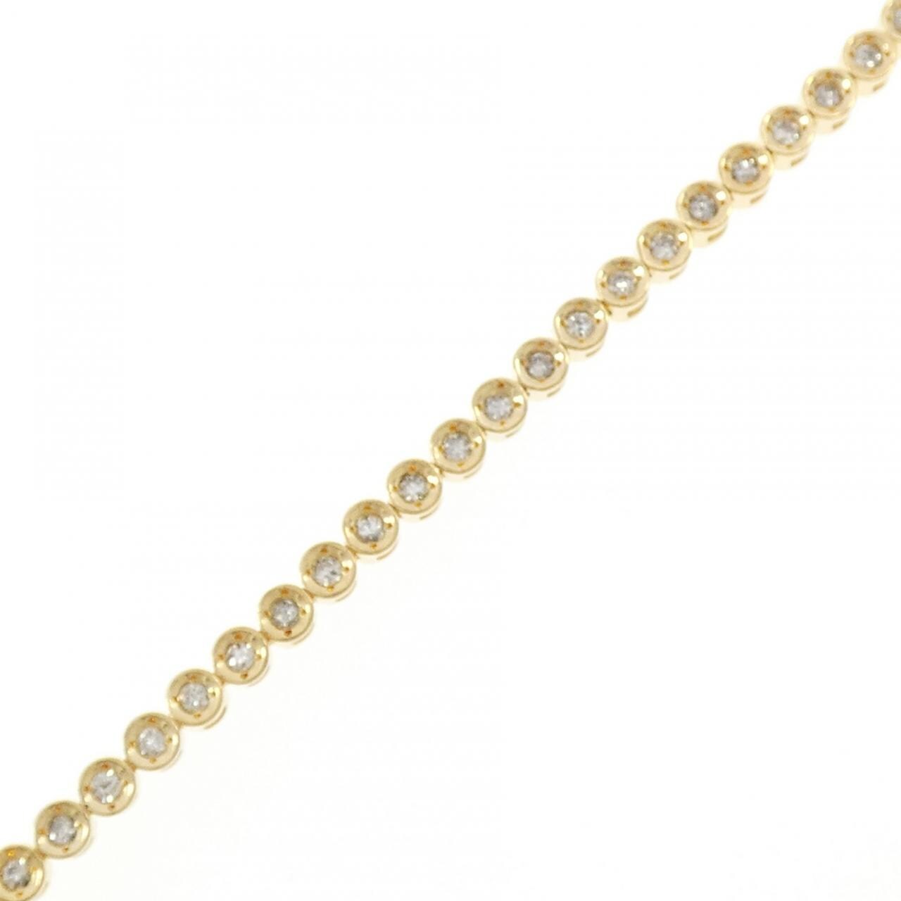 K18YG ダイヤモンド ブレスレット 1.00CT