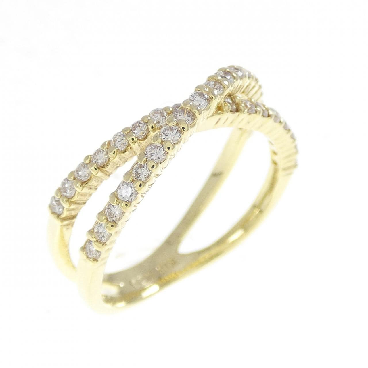 K18YG ダイヤモンド リング 0.26CT