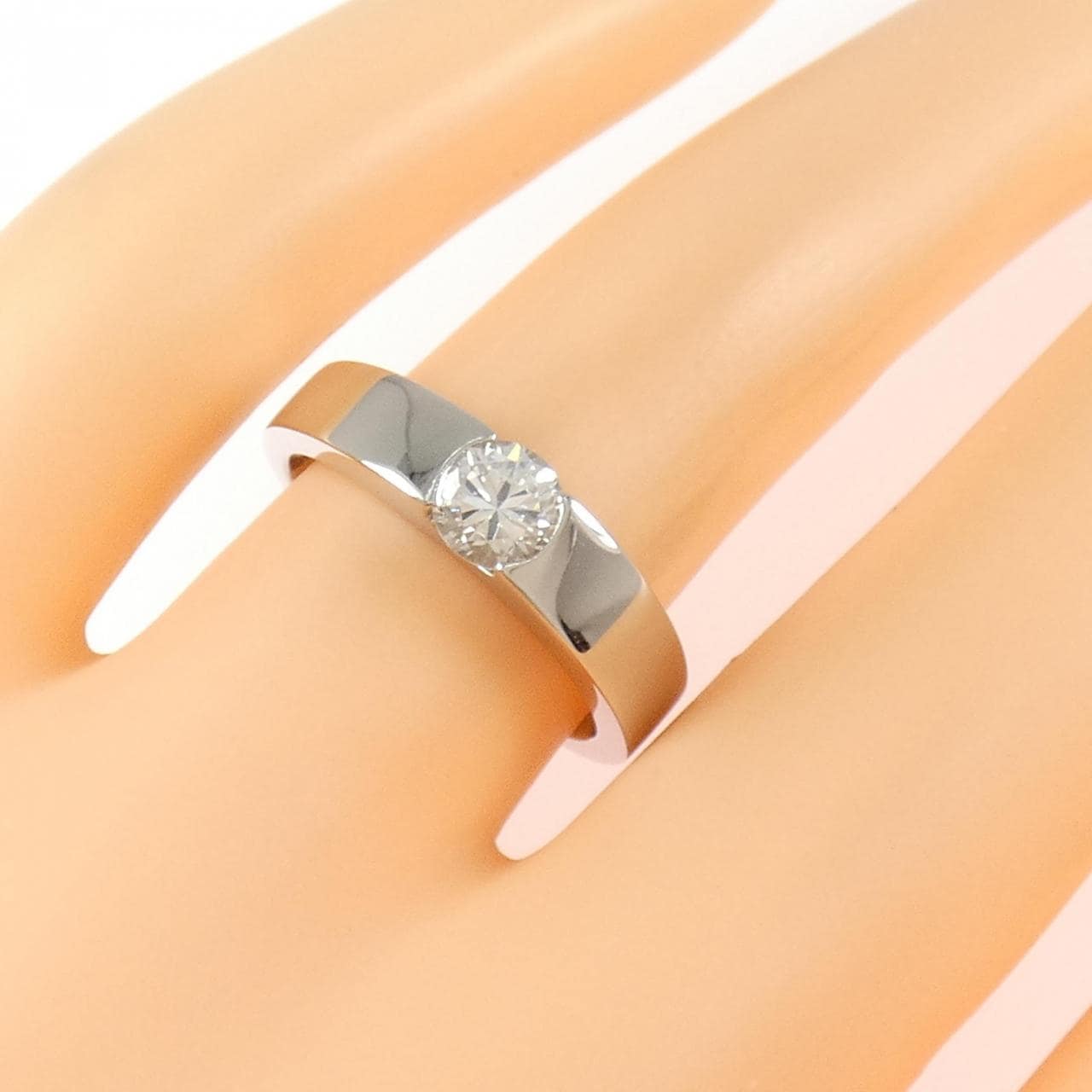PT900 ダイヤモンド リング 0.51CT