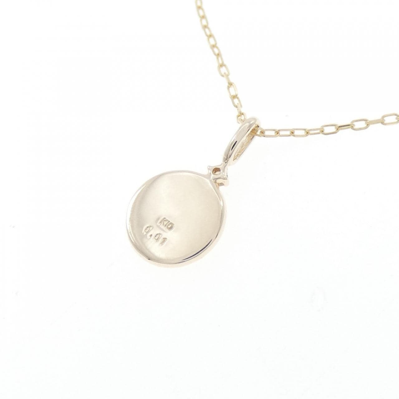 K10YG ダイヤモンド ネックレス 0.01CT