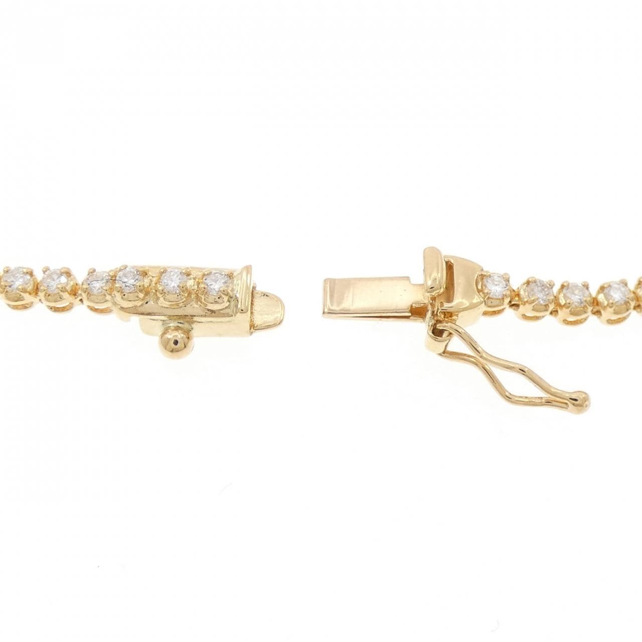 K18YG ダイヤモンド ブレスレット 1.02CT