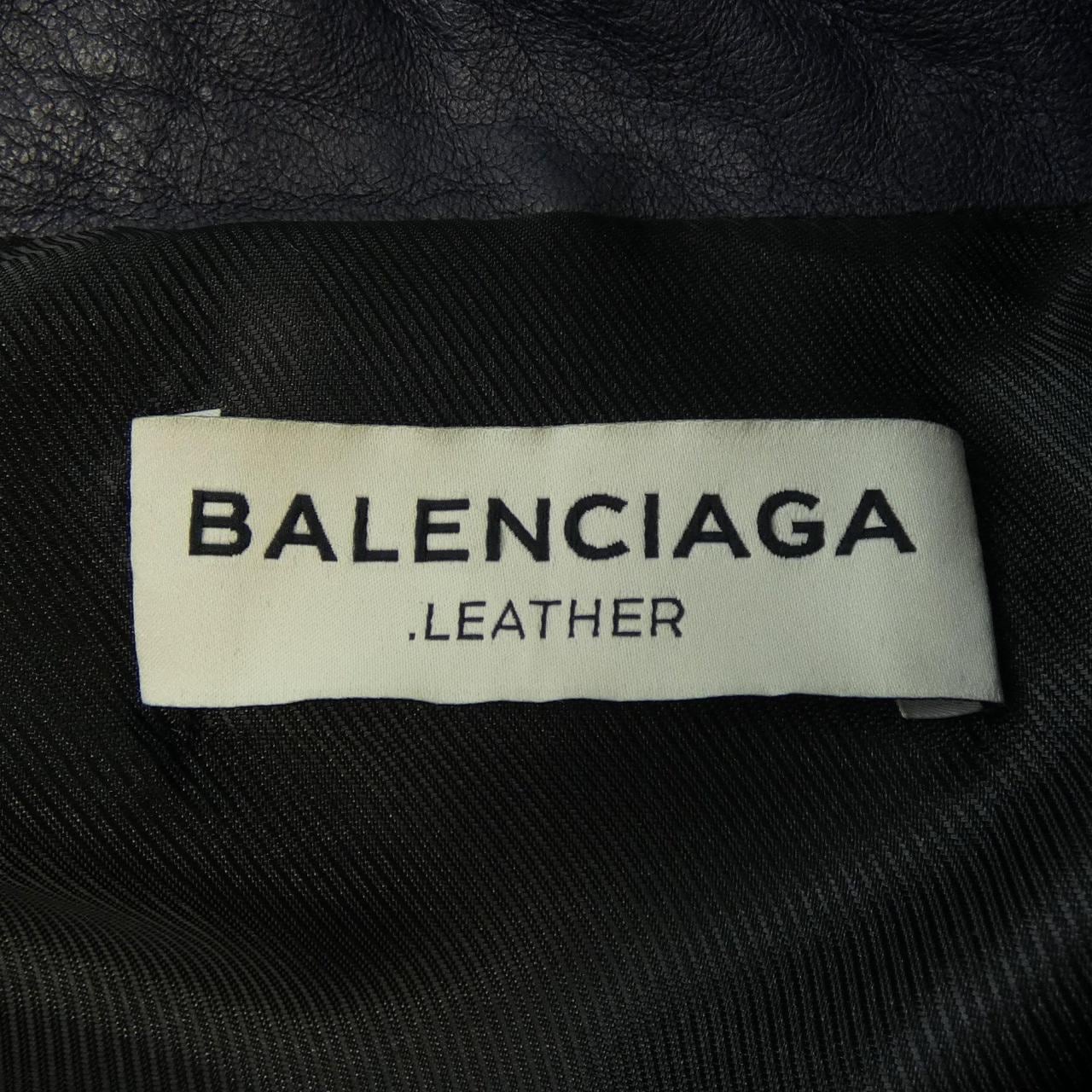 バレンシアガ BALENCIAGA LEATHER 342688 TCH99 レザーライダースジャケット
