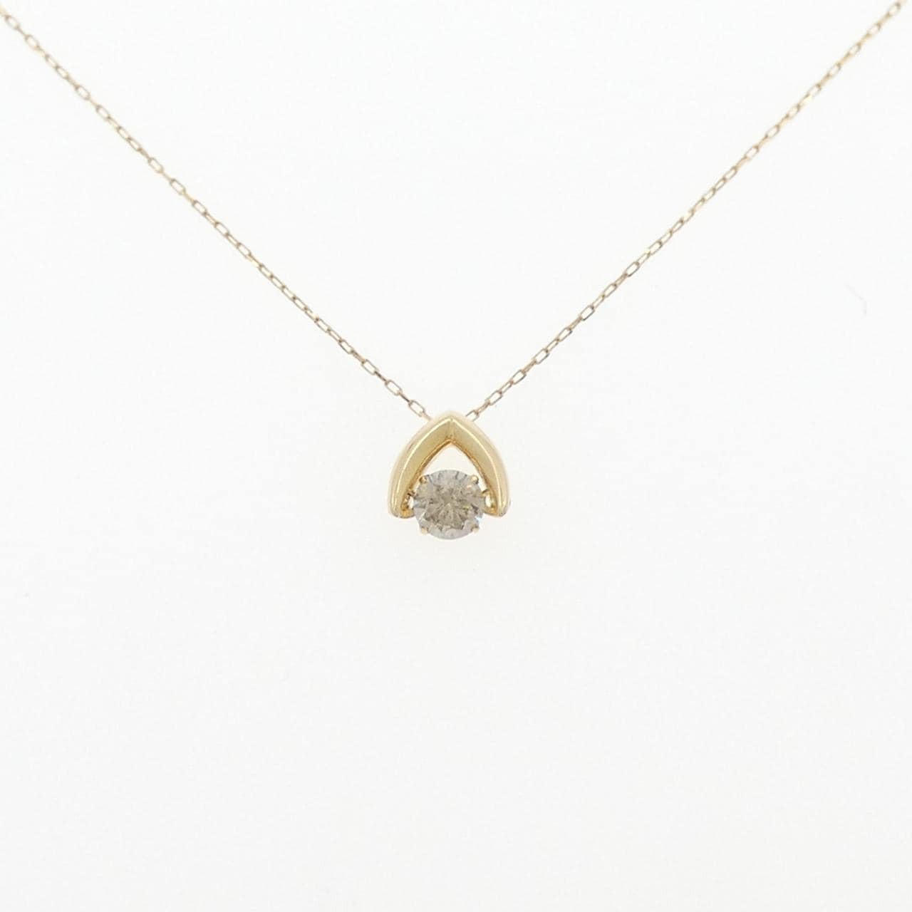 K18YG ダイヤモンド ネックレス 0.10CT