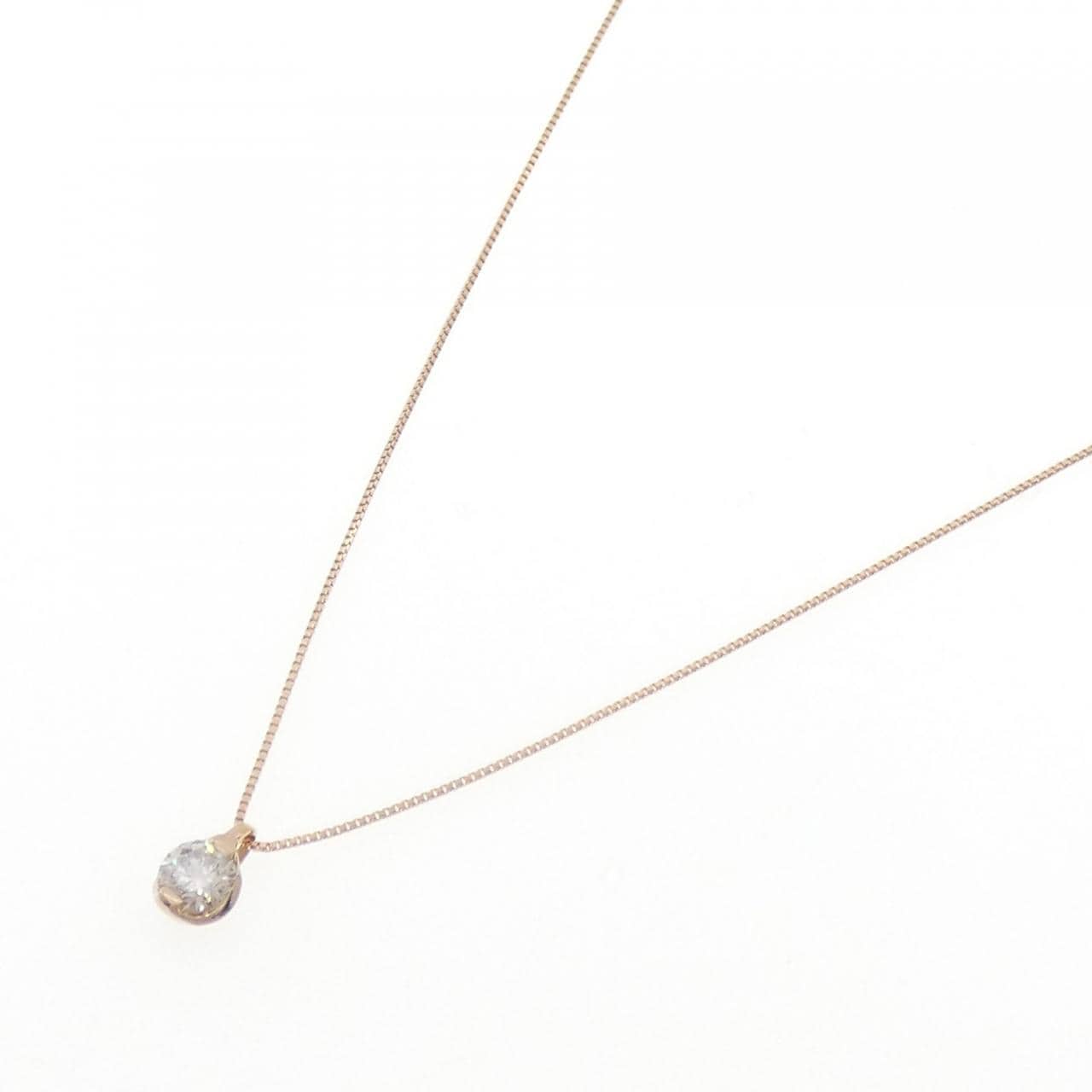 K18PG ダイヤモンド ネックレス 0.20CT