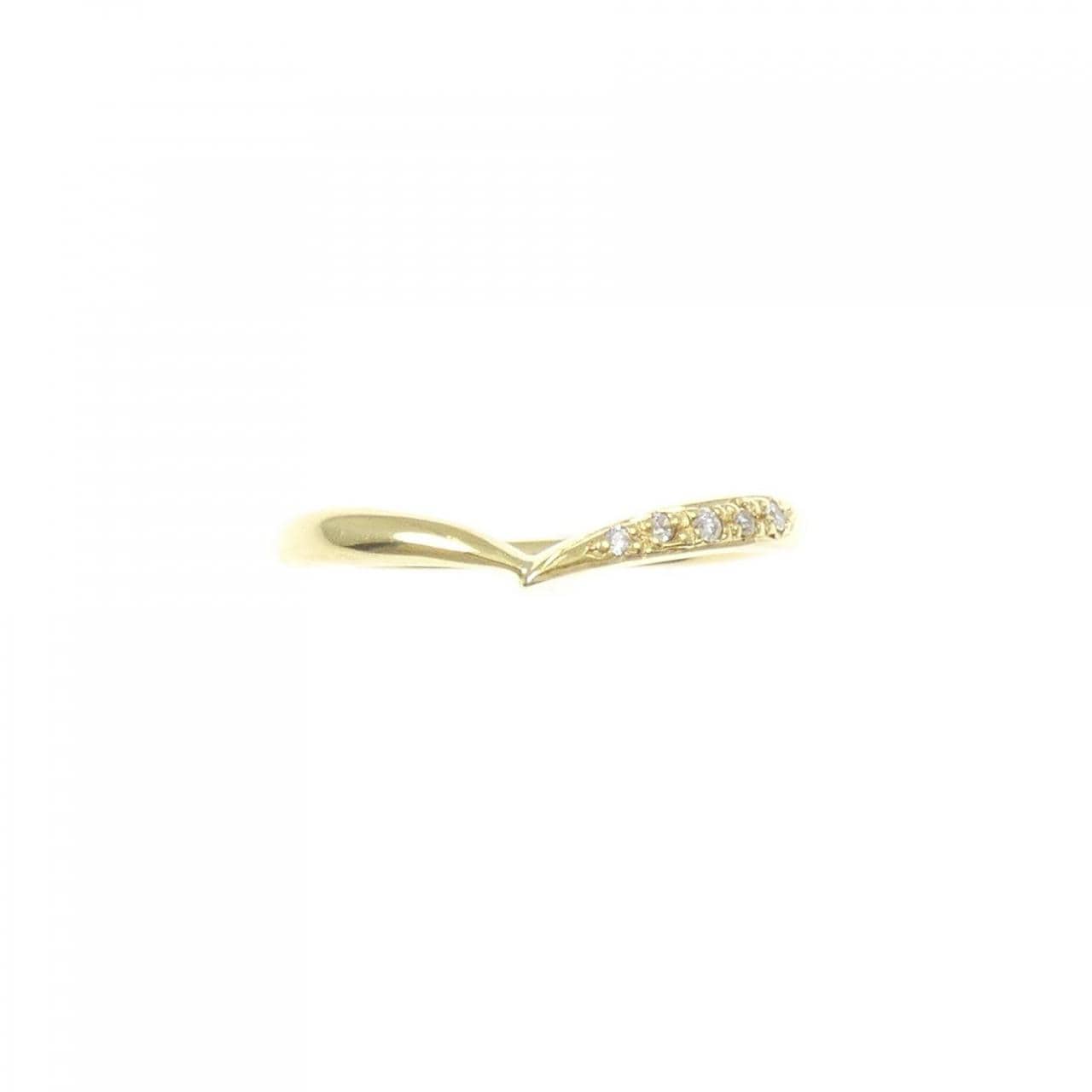 K18YG ダイヤモンド リング 0.03CT