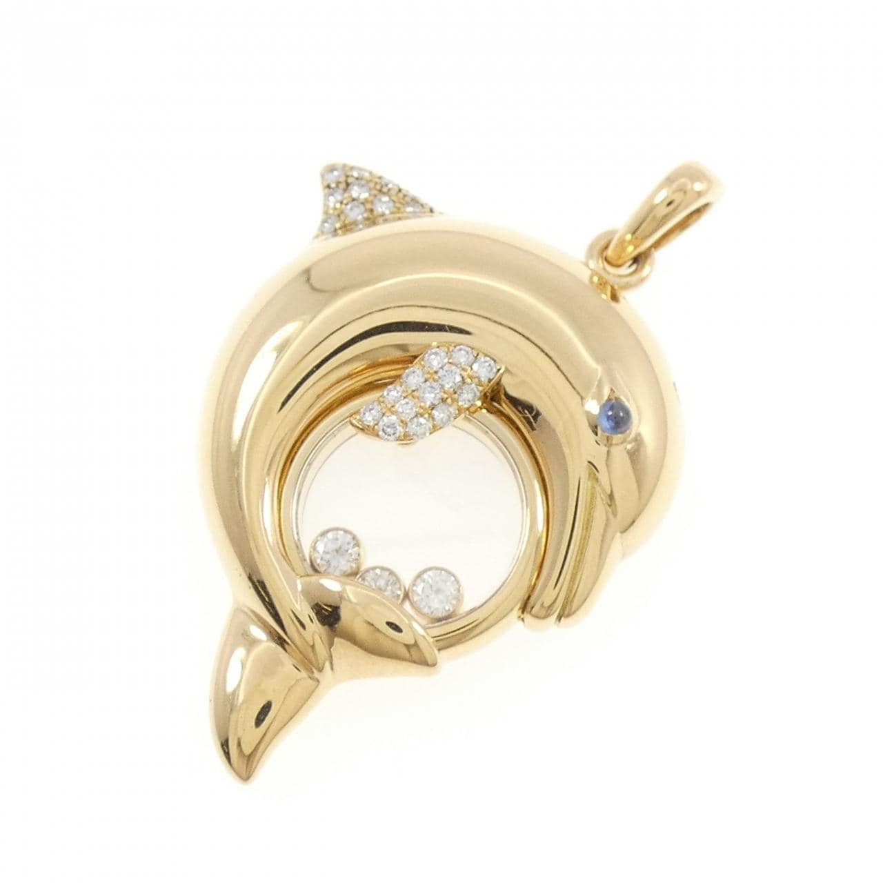 CHOPARD蓝宝石吊坠