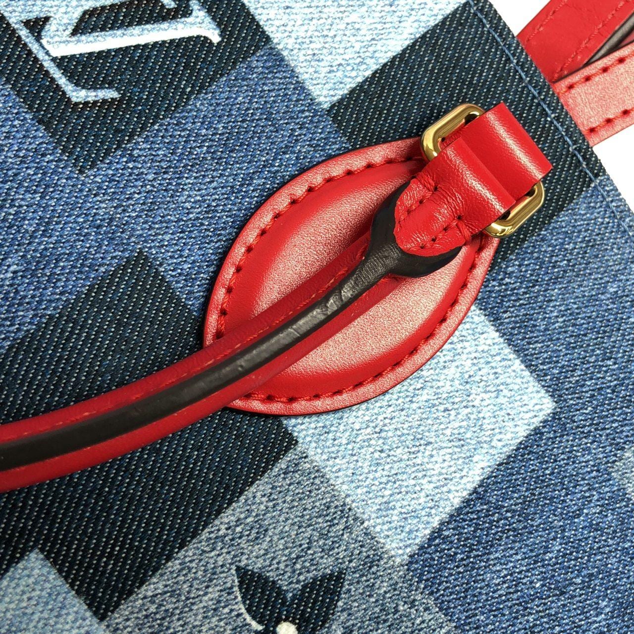 ルイヴィトン デニム モノグラム オンザゴー GM M44992 バッグ