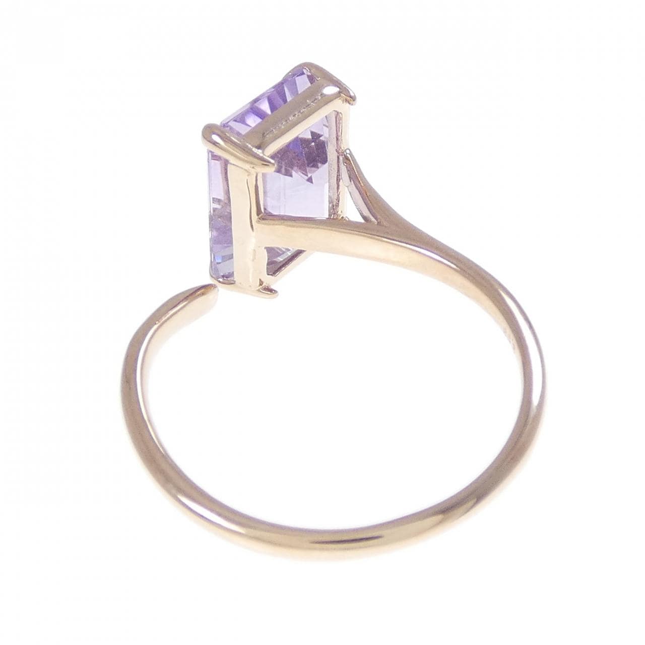 K18PG アメジスト リング 2.93CT