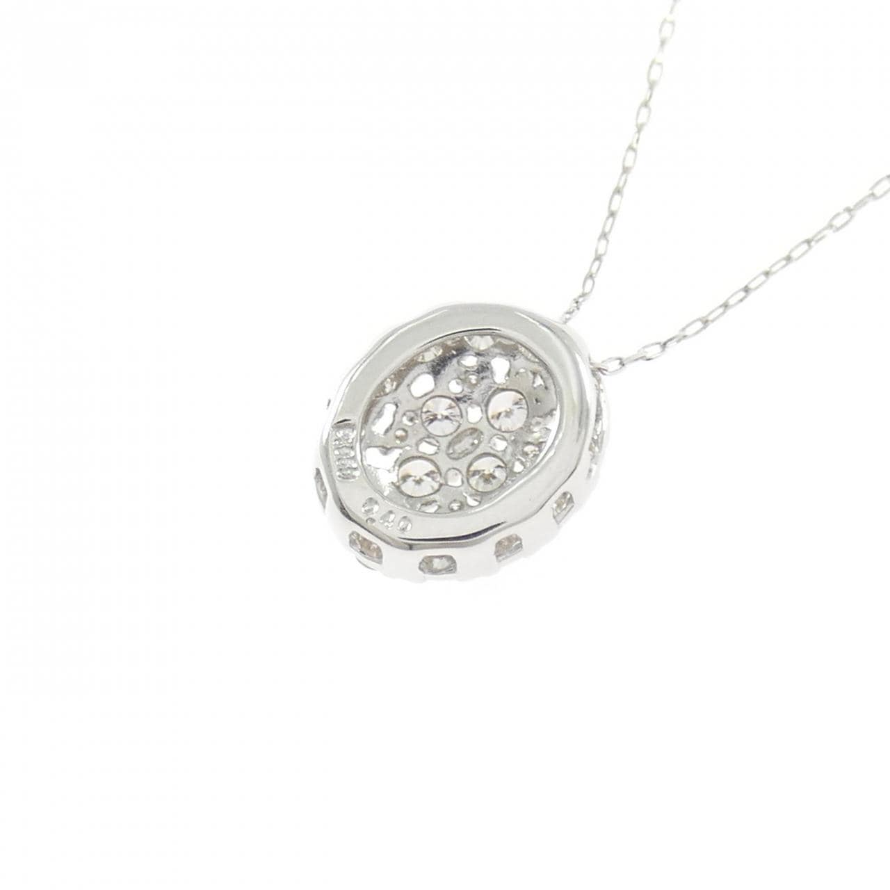 PT950/PT850 ダイヤモンド ネックレス 0.40CT