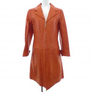 エルメス HERMES *77-7005 レザーコート