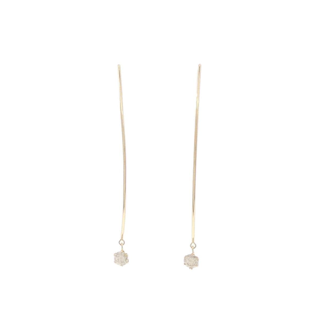 K18YG ダイヤモンド ピアス 0.30CT