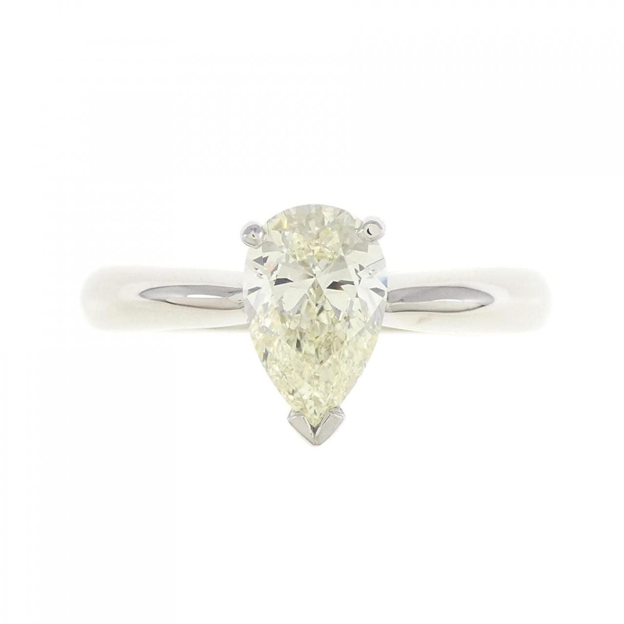 PT Diamond Ring 1.003CT VLY IF Pear Shape
