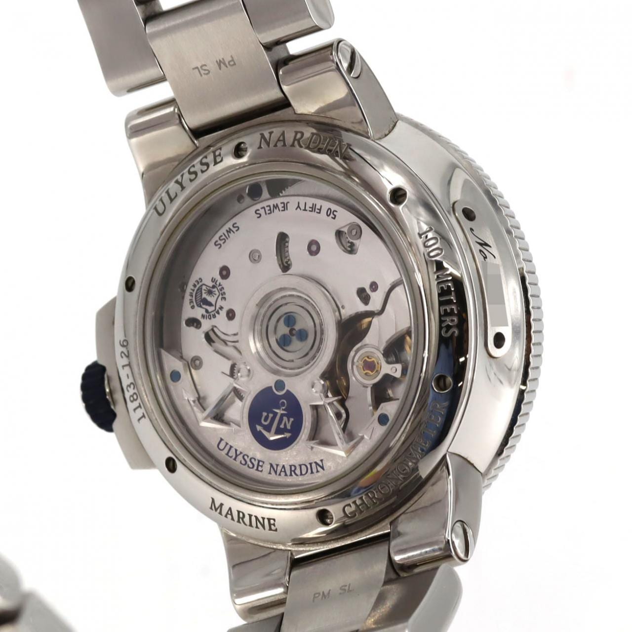 ユリス・ナルダン マリーンクロノメーター 1183-126-7M/43 SS 自動巻