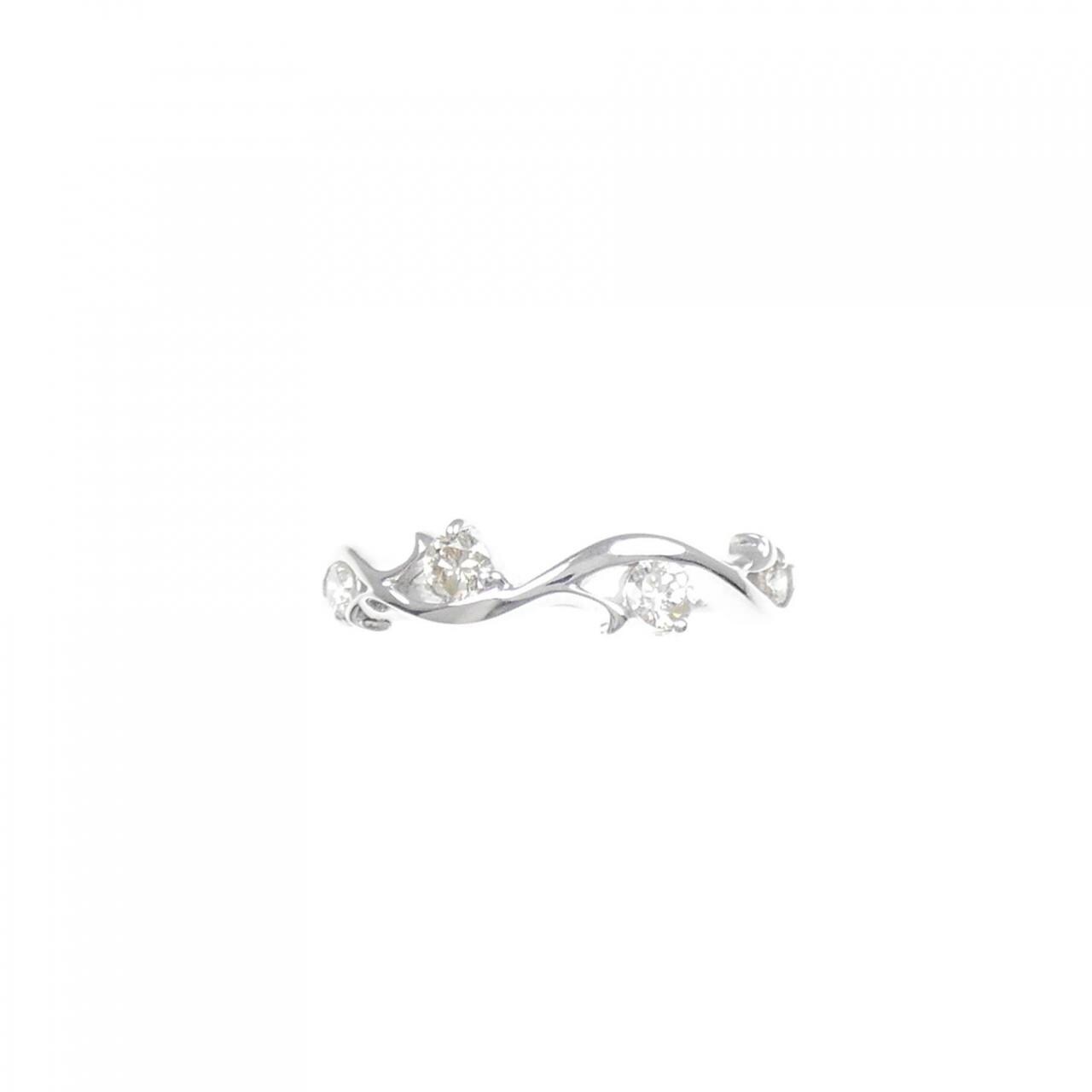 K18WG ダイヤモンド リング 0.21CT