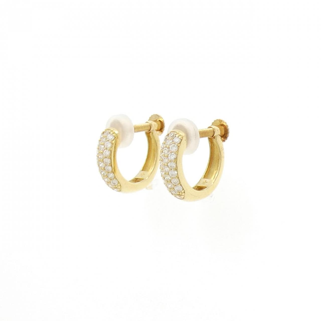 Ginza Tanaka Diamond Earrings 0.30CT