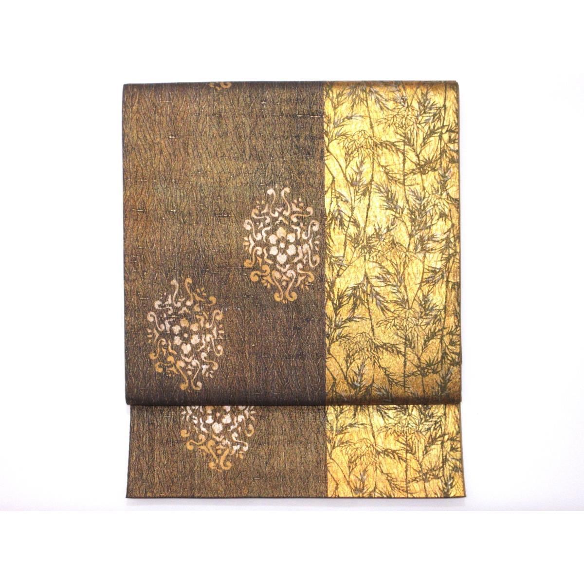 Fukuro obi dyed obi Zento pattern