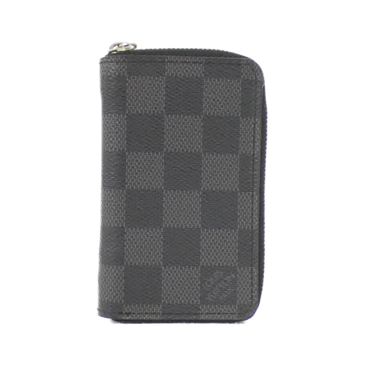LOUIS VUITTON Damier 石墨拉链零錢包 N63076 INCASE