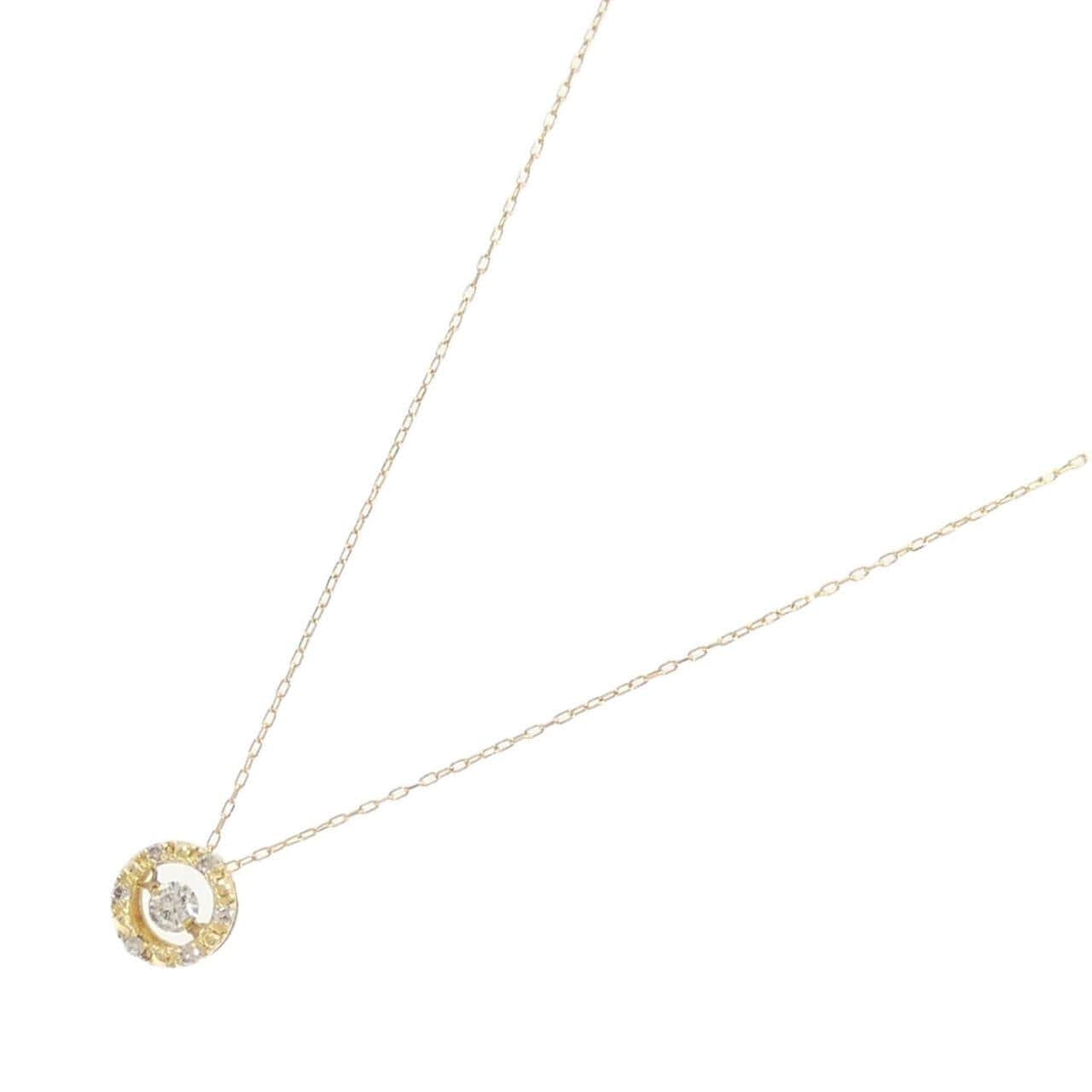 K18YG ダイヤモンド ネックレス 0.10CT