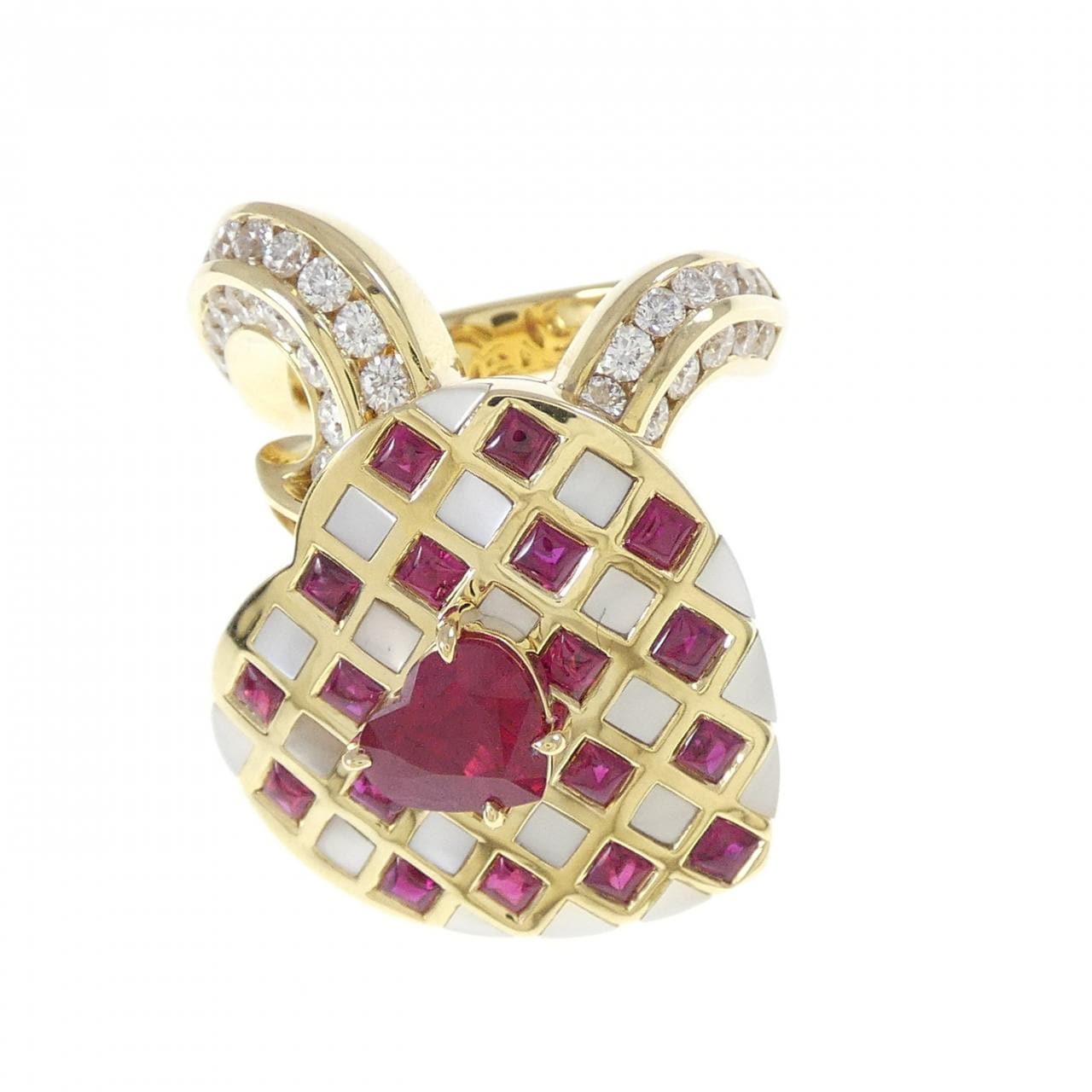jewelstudio心型彩色钻戒