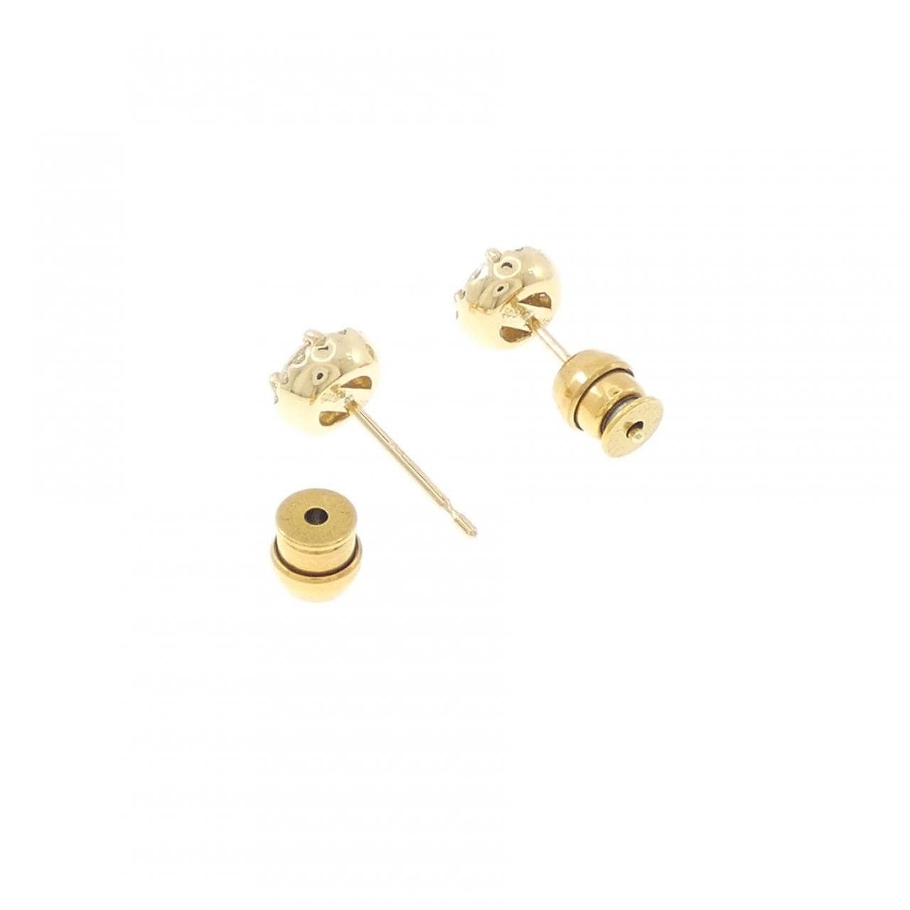 【リメイク】K18YG/ST ダイヤモンド ピアス 0.308CT 0.310CT G VS1-2 VG