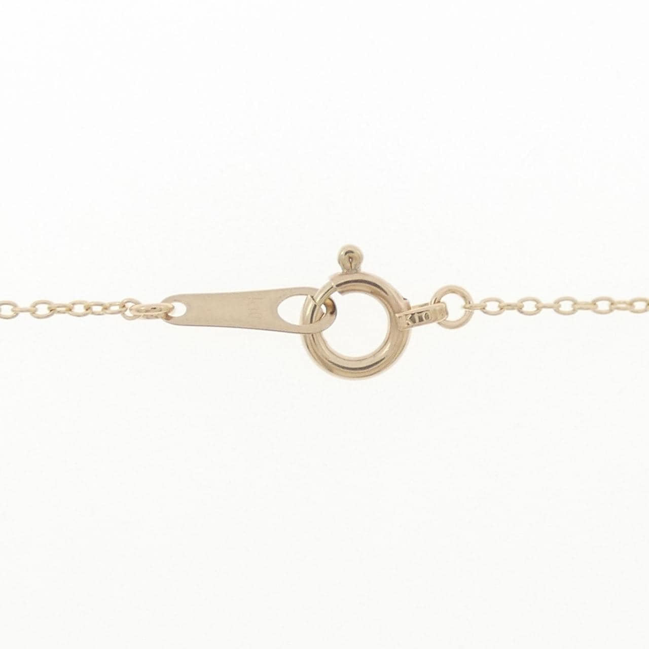 【リメイク】K10YG ダイヤモンド ネックレス 0.18CT