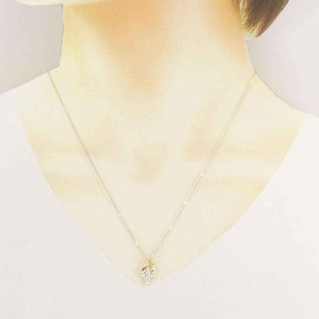 K18YG ダイヤモンド ネックレス 0.50CT