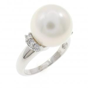 PT900 白蝶パール リング 11.4mm