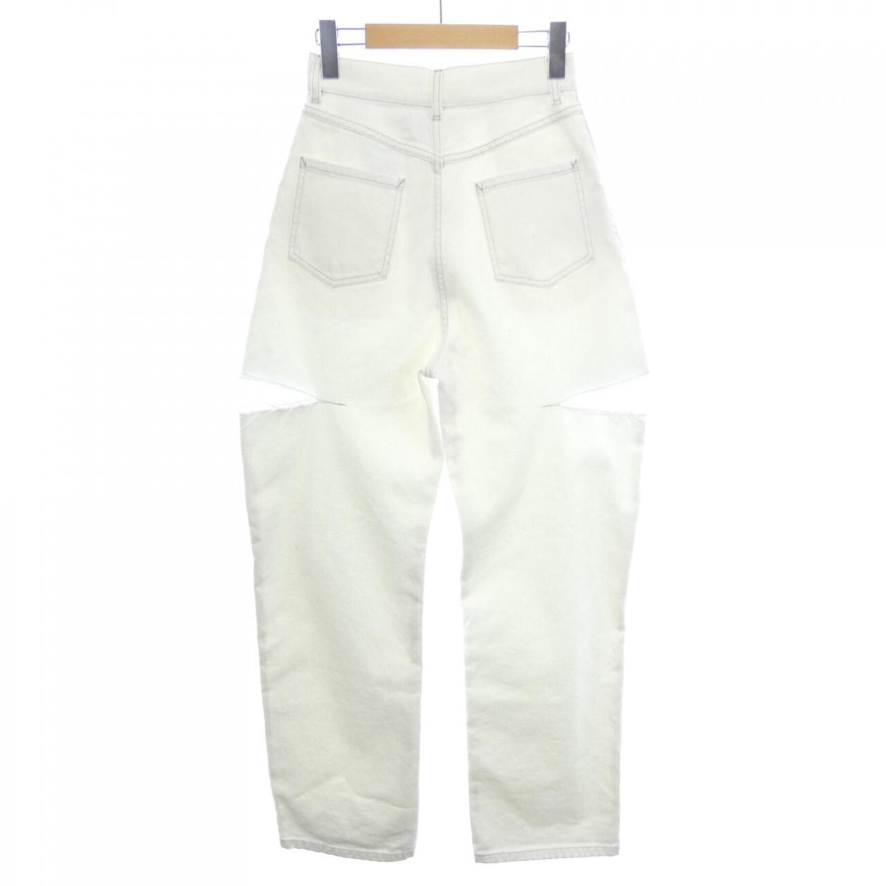 Maison Maison Margiela denim jeans with slash detail (S51LA0106)