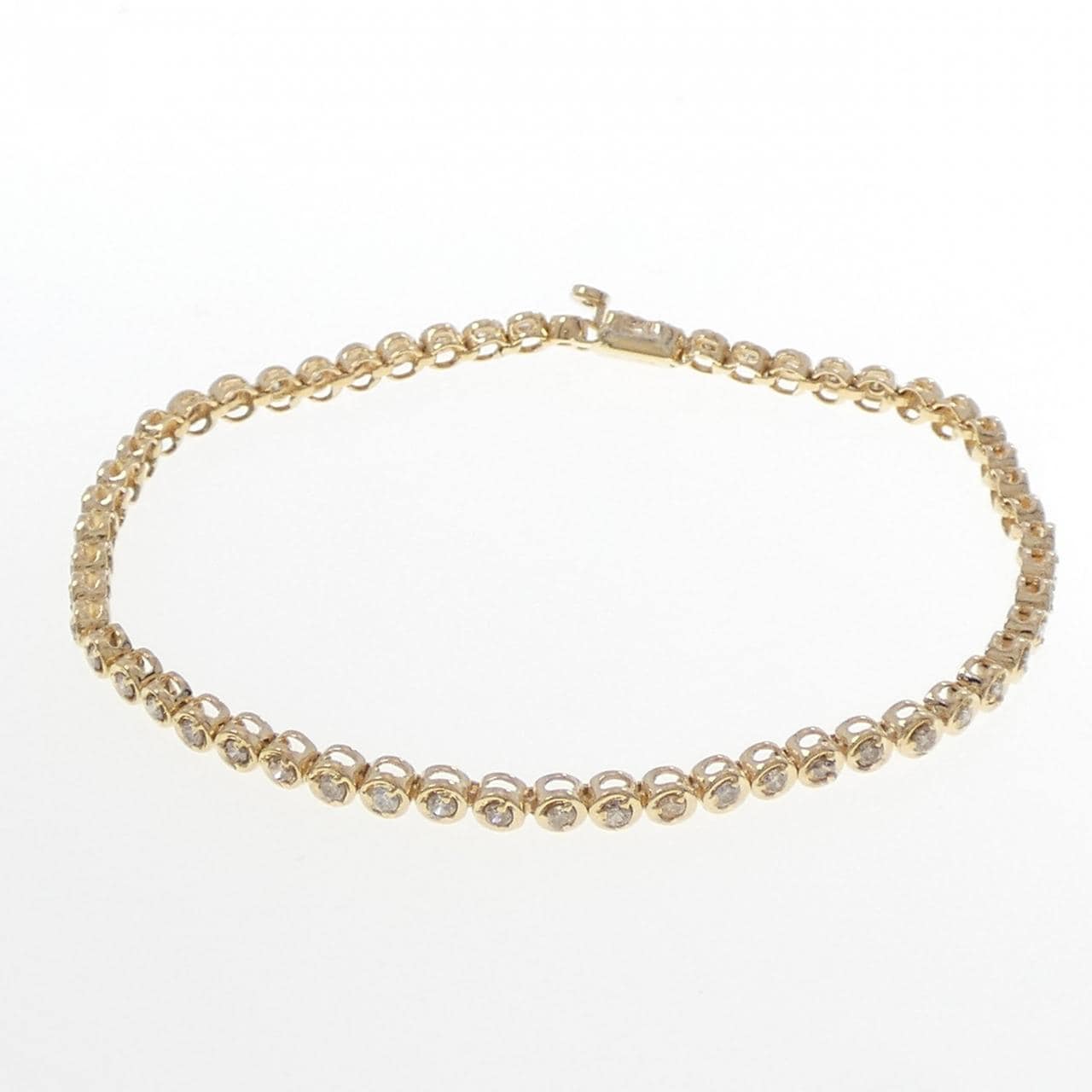 K18YG ダイヤモンド ブレスレット 1.00CT