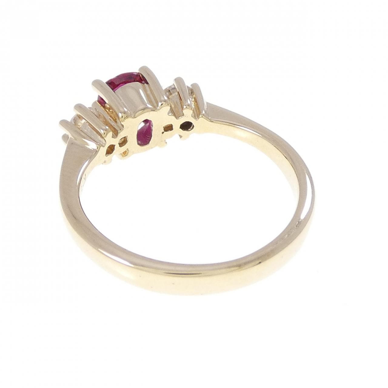 K18YG ルビー リング