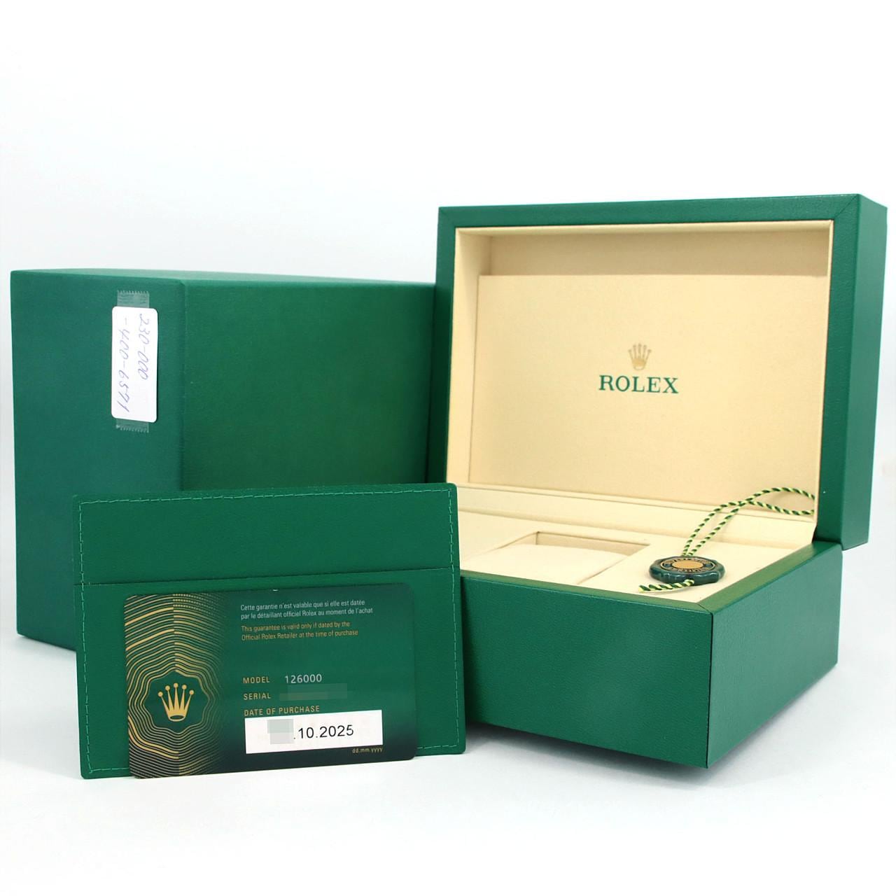 ロレックス オイスターパーペチュアル 126000 SS 自動巻 ランダム番