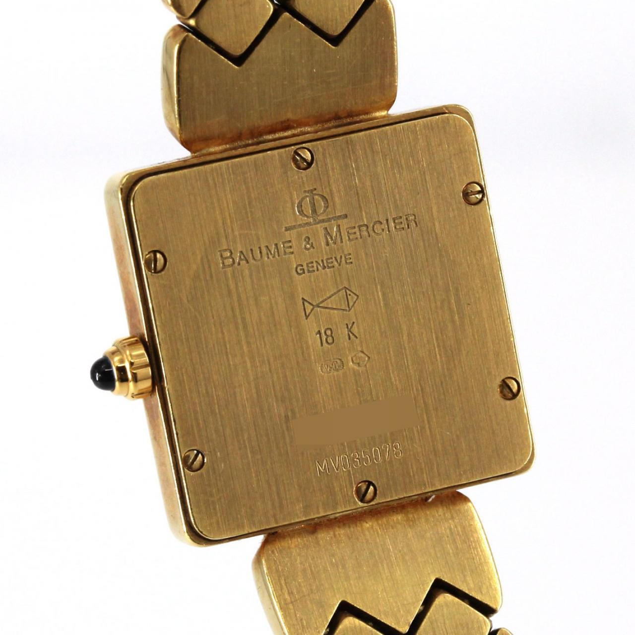 【ノーメンテナンス還元価格】ボーム&メルシェ YG/D MV035078 YG クォーツ